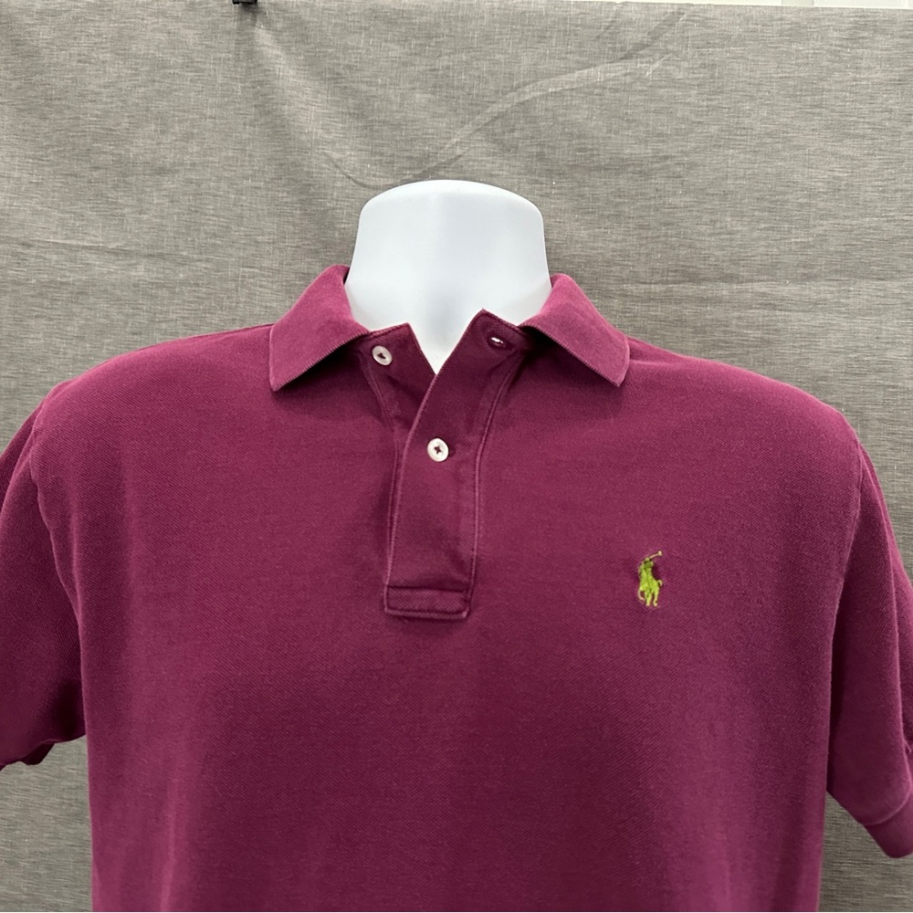RALPH LAUREN PIQUÉ POLO SHIRT-EXCELLENT-MEDIUM